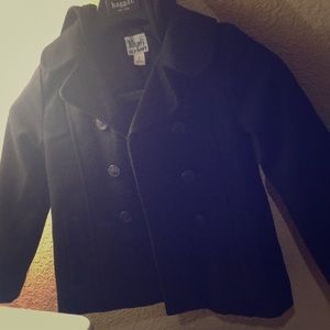 Little girls black coat